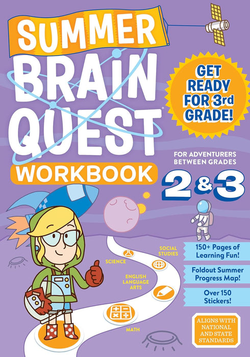 SUMMER BRAIN QUEST: BETWEEN GRADES 2 & 3 - WORKMAN PUBLISHING
